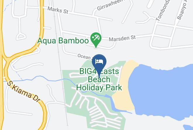 Kiama - Big4 Easts Beach Holiday Park Maps
