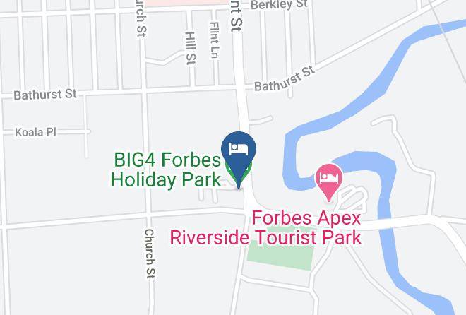 Forbes - Big4 Forbes Holiday Park Maps