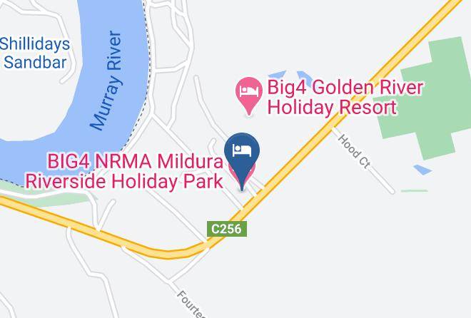 Mildura - Big4 Nrma Mildura Riverside Holiday Park Maps