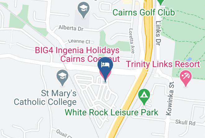 Big4 Ingenia Holidays Cairns Coconut Map