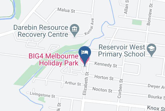 Moreland - Big4 Melbourne Holiday Park Maps