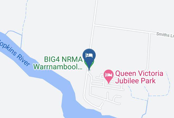 Warrnambool - Big4 Nrma Warrnambool Riverside Holiday Park Maps