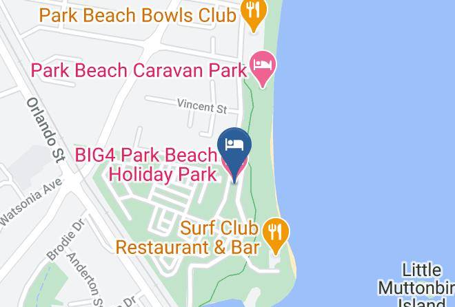 Coffs Harbour - Big4 Park Beach Holiday Park Maps