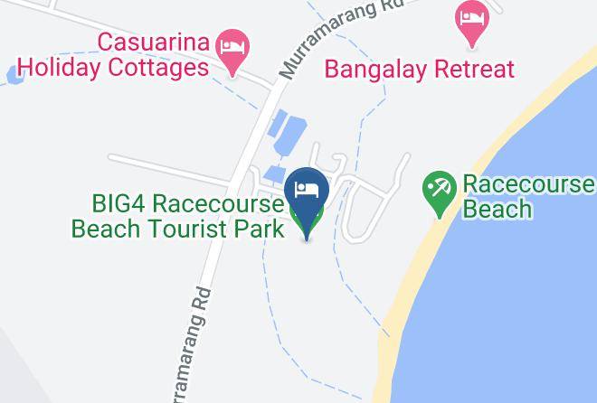Big4 Racecourse Beach Tourist Park Map