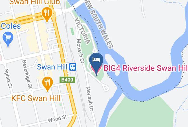 Swan Hill - Big4 Riverside Swan Hill Maps