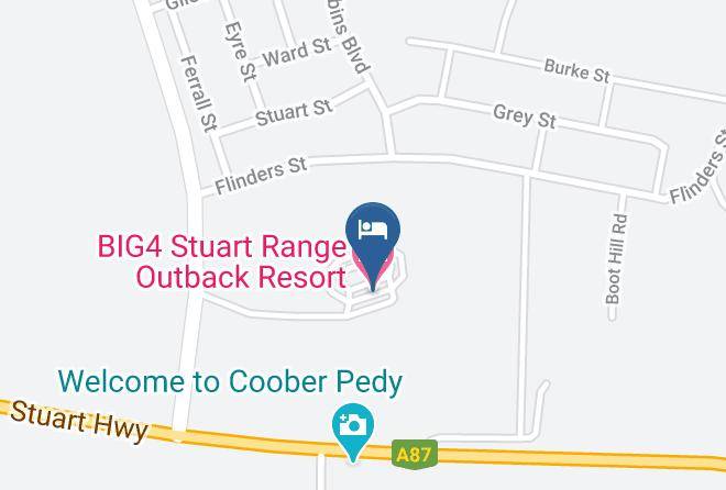 Coober Pedy - Big4 Stuart Range Outback Resort Maps