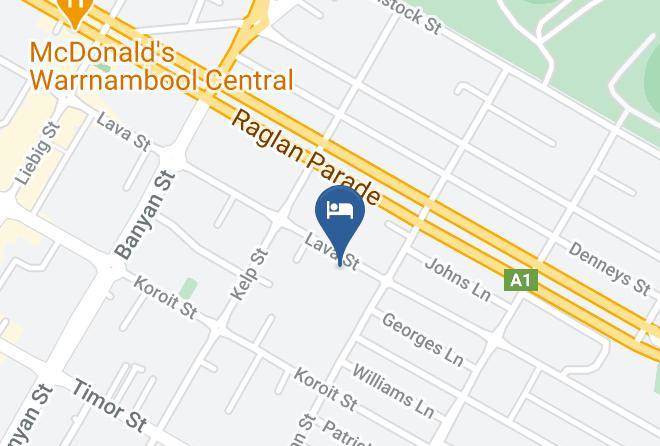 Big4 Warrnambool Figtree Holiday Park Map