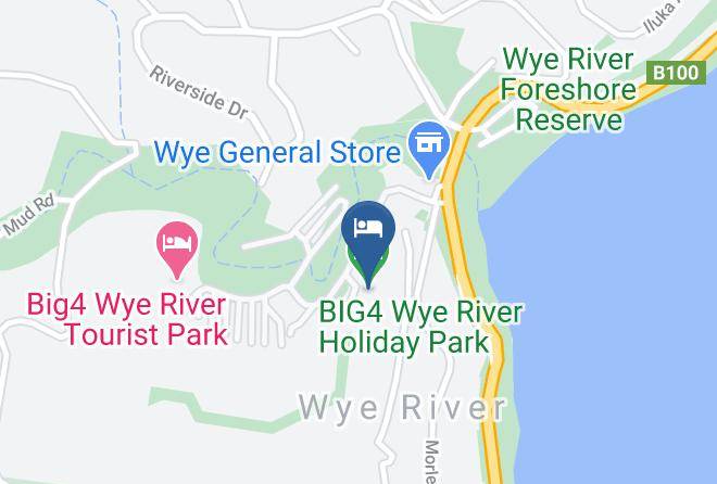 Big4 Wye River Holiday Park Map