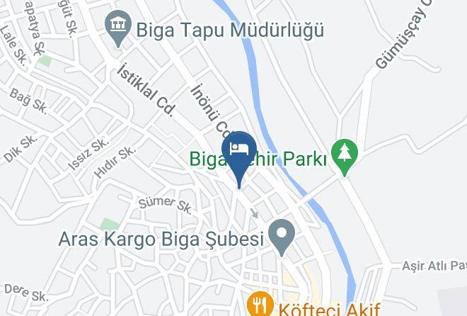 Biga - Biga Palas Hotel Maps