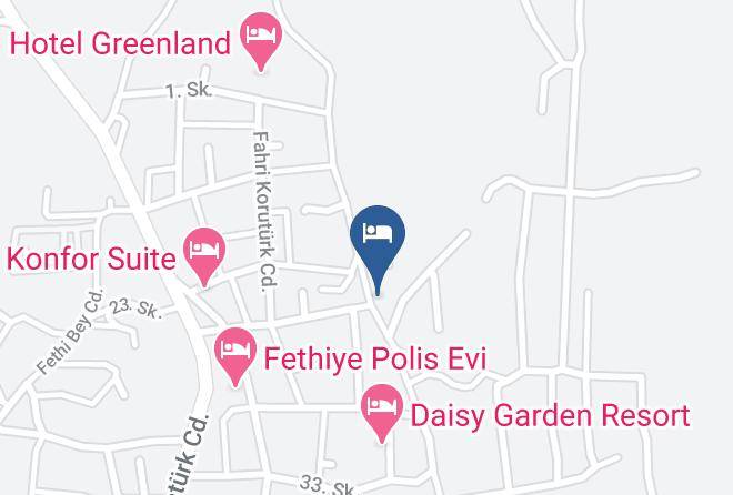 Fethiye - Bigehan Hotel Maps