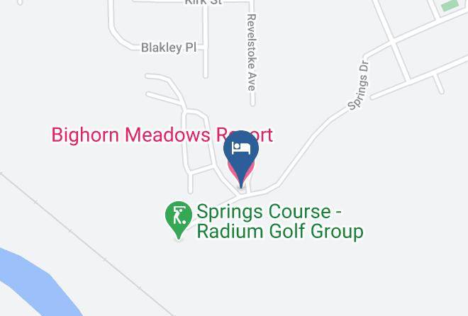 East Kootenay - Bighorn Meadows Resort Maps