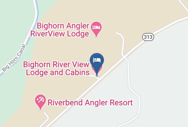 Big Horn - Bighorn River View Lodge And Cabins Maps