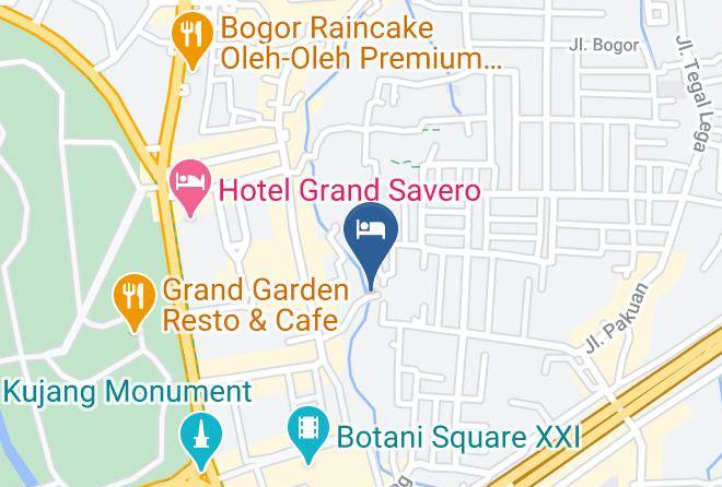 Bigland Hotel Bogor Map