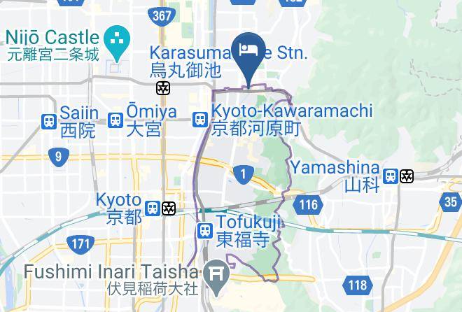 Kyoto City Higashiyama Ward - Bigweek Kyoto Maps