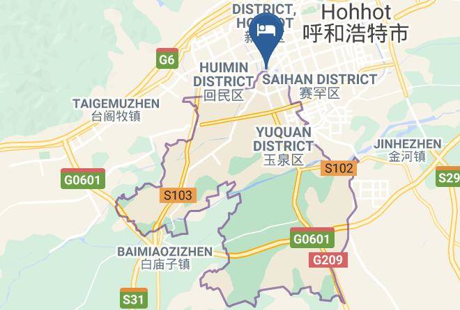 Hohhot - Bihai Yuntian Hotel Maps