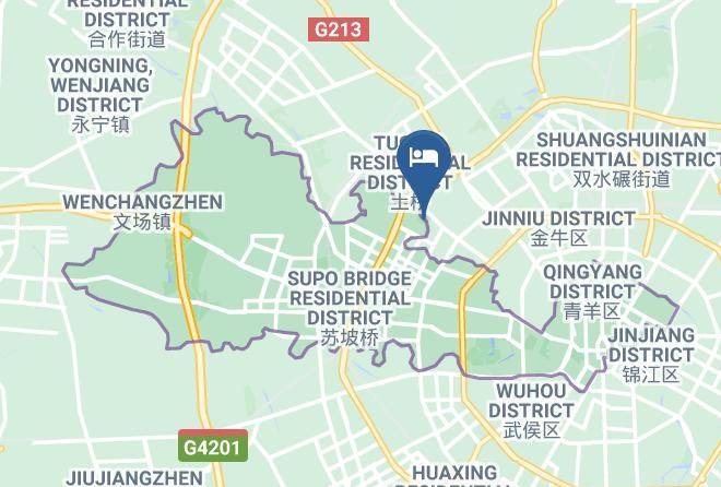 Chengdu - Bihaiyuntian Business Hotel Maps