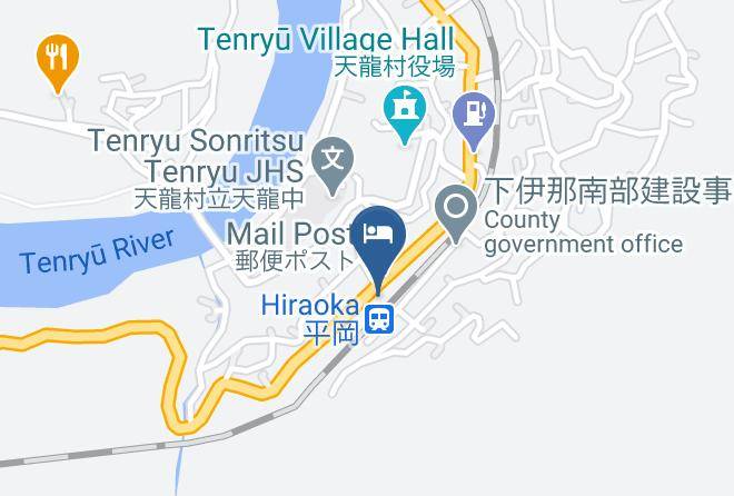 Tenryu Vil Shimoina District - Bijinesuhoteru Eruboniida Maps