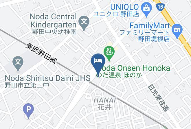 Noda City - Bijinesuhoterunoda Maps
