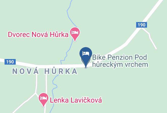 Klatovy - Bike Pension Pod Hureckym Hill Maps