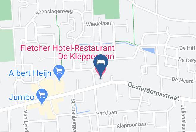 Fletcher Hotel Restaurant De Klepperman Map