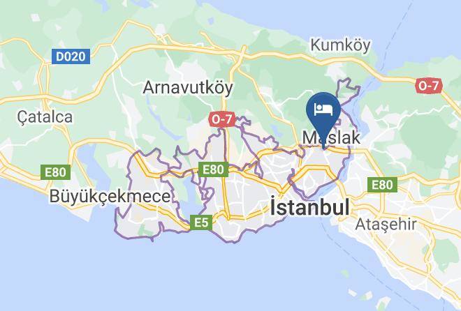 Bilek Hotel Istanbul Map
