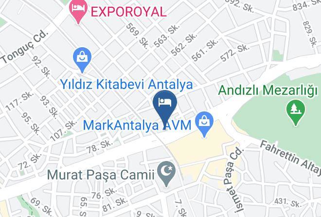Muratpasa - Bilgehan Hotel Maps