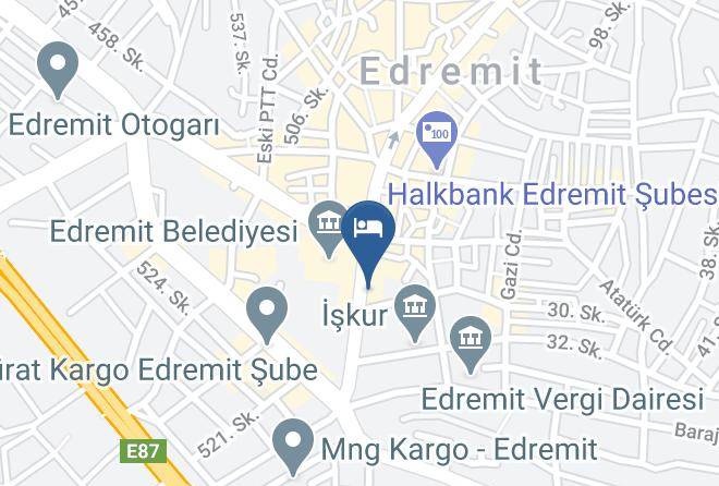 Bilgicler Otel Edremit Map