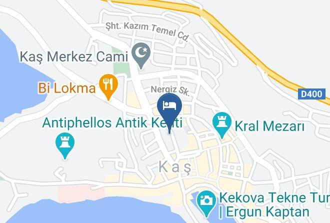 Kas Bilgin Otel Map - Antalya - Kas