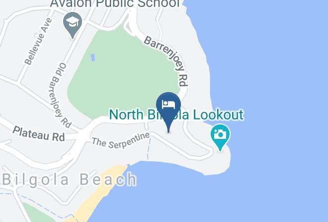 Northern Beaches - Bilgola Beach House Maps