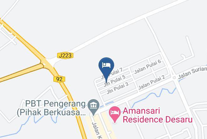 Kota Tinggi District - Bilik Sewa Bandar Penawar Maps