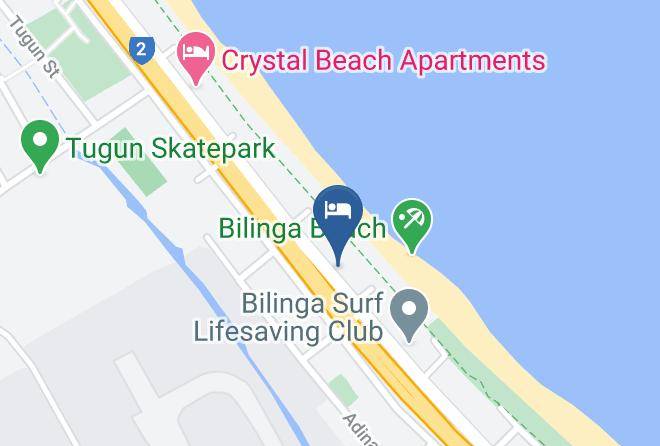 Gold Coast - Bilinga Beach Motel Maps