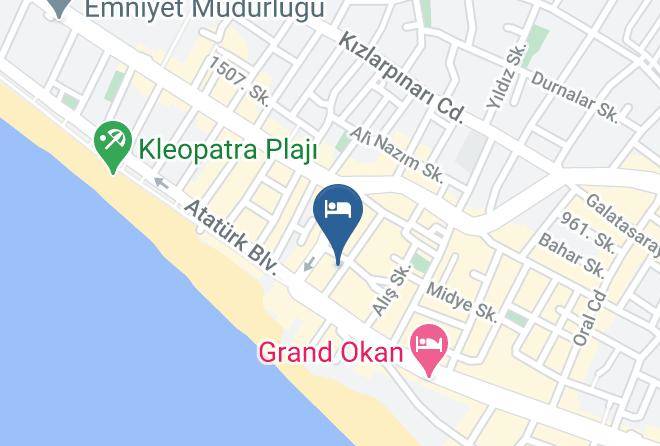 Alanya - Bilkay Hotel Maps