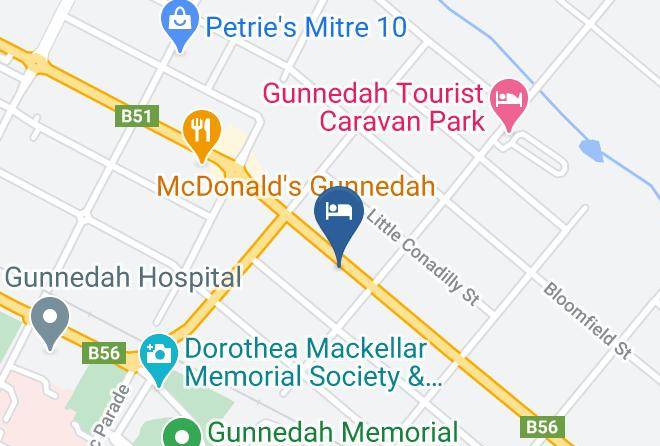 Gunnedah - Billabong Motel Maps