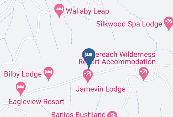Dungog - Billabong Spa Cabin Maps
