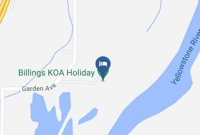 Yellowstone - Billings Koa Holiday Maps
