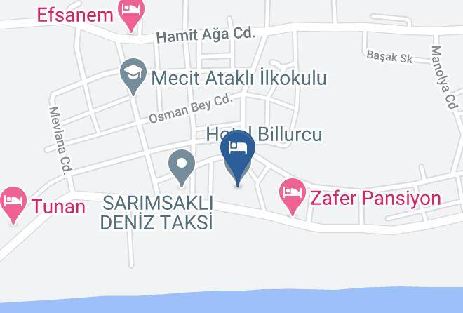 Hotel Billurcu Map - Balikesir - Ayvalik
