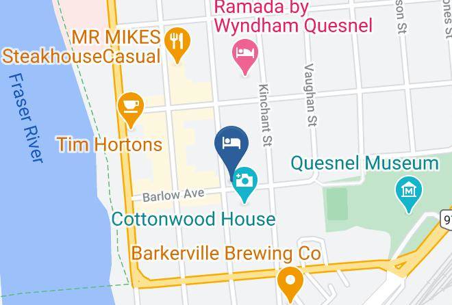 Billy Barker Casino Hotel Map