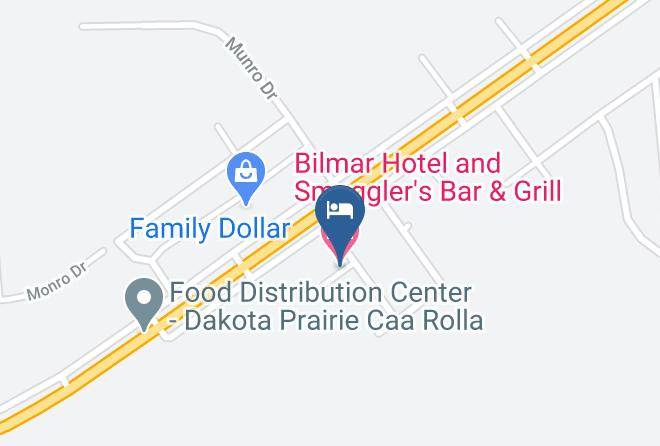 Bilmar Hotel And Smuggler's Bar & Grill Map