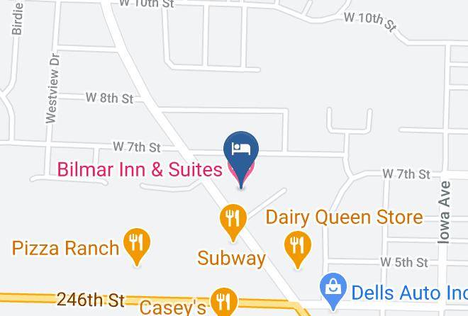 Minnehaha - Bilmar Inn & Suites Maps