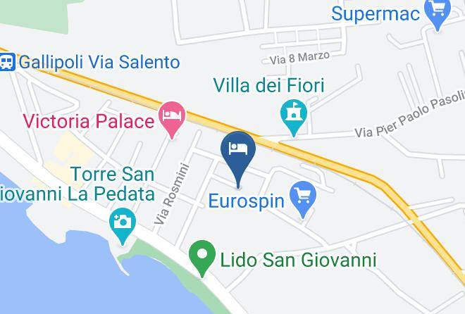 Lecce - B&b Mare Azzurro Maps