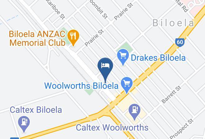 Biloela Hotel Map