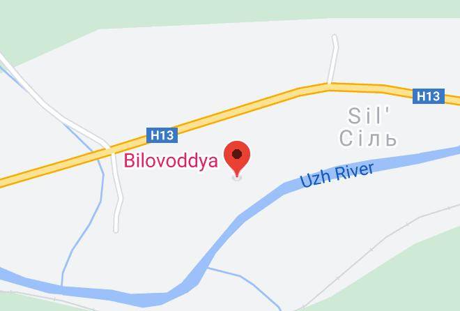 Velykyi Bereznyi Raion - Bilovoddya Hotel Maps