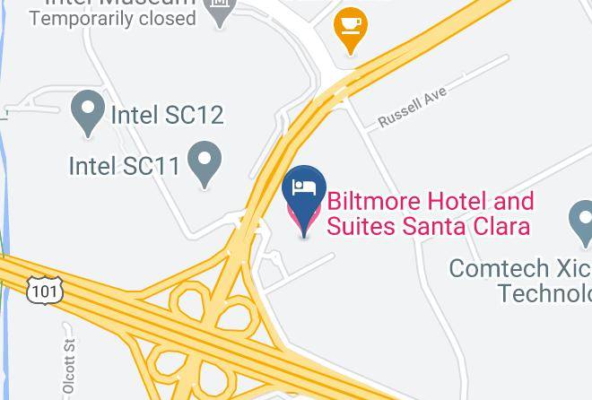Santa Clara - Biltmore Hotel And Suites Santa Clara Hotel Maps