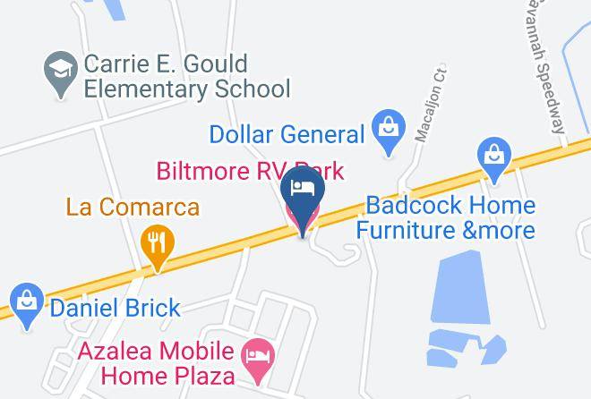Chatham - Biltmore Rv Park Maps