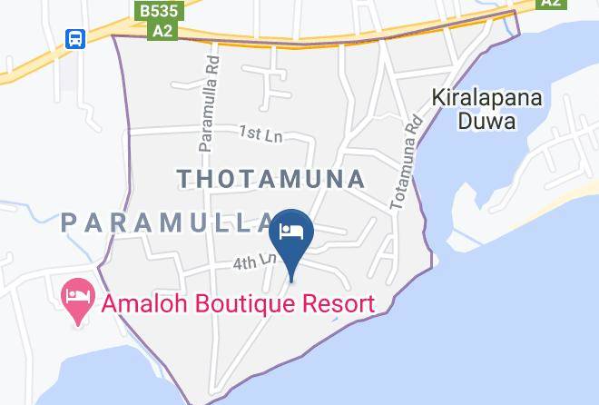 Galle - Bimanjee Mango Resort Maps