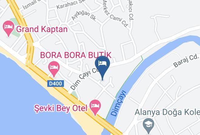 Alanya - Bin Billa Hotel Maps