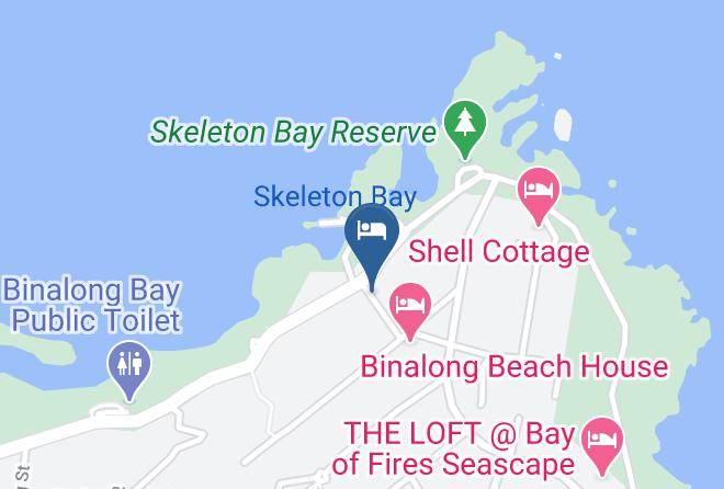 Break O Day - Binalong Bay Beach Shack Maps