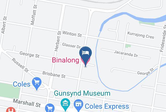 Goondiwindi - Binalong Motel Maps