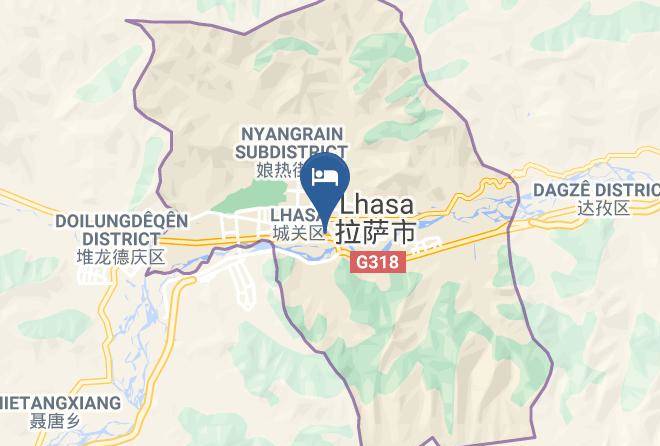 Lhasa - Binduriya Hotel Maps
