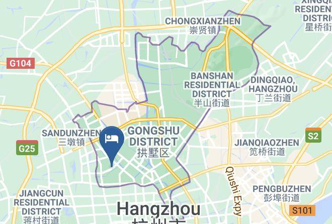Binhao Hotel Hangzhou Map